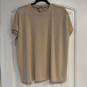 Shimmering Gold Short Sleeve Top